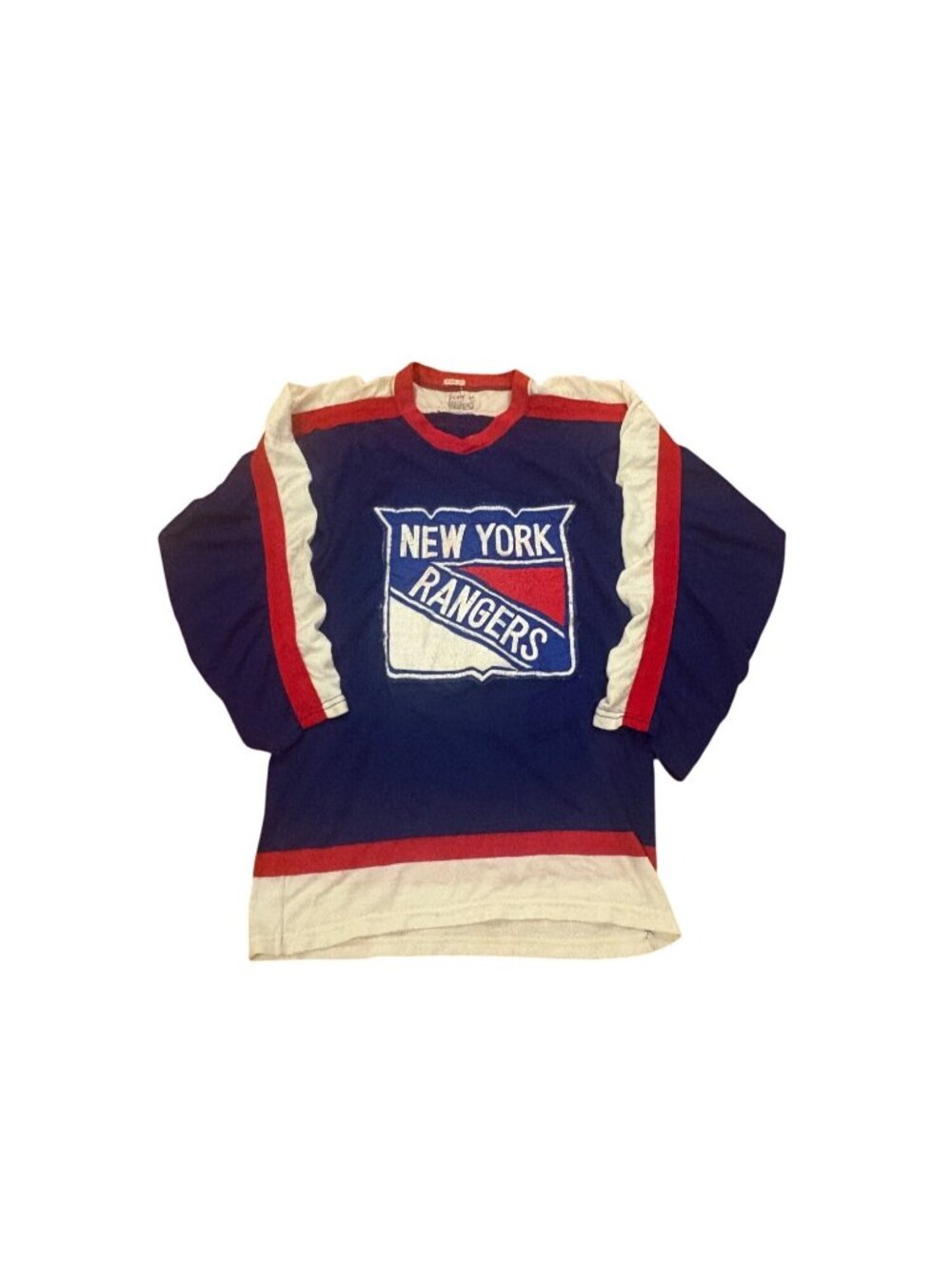 True Vintage 1970s New York Rangers NHL Hockey Jersey Sweater Men's Small